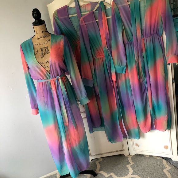 Multicolor Kaftan Coverup NEW - Picture 6 of 16